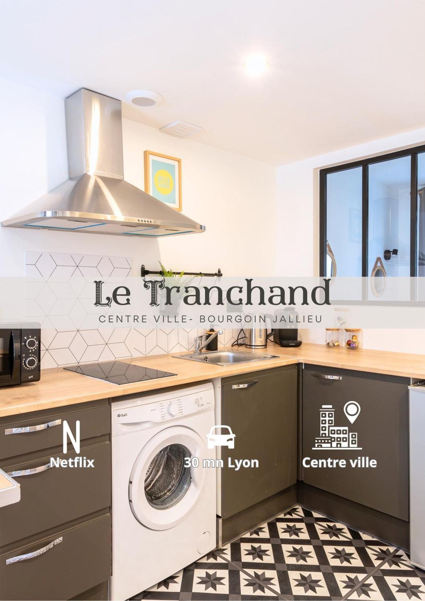 Le Tranchand☆City Center☆Wifi Hd Bourgoin-Jallieu Eksteriør bilde